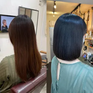 ショート カラー SUN GLOW  サングロウ所属・水素トリートメント／ 髪質改善/ナカノメのヘアスタイル