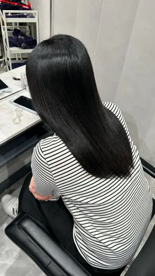 セミロング カラー 彩華 🎀 西梅田美容室のヘアスタイル