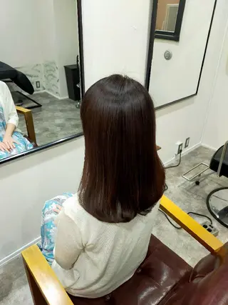 ロング SUN GLOW  サングロウ所属・水素トリートメント／ 髪質改善/ナカノメのヘアスタイル