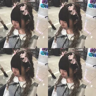 ロング カラー ヘアアレンジ 🌷MAYU 🌷のヘアスタイル