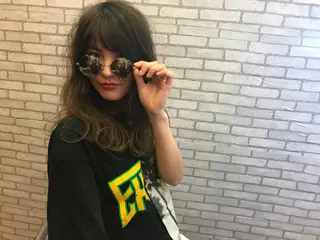 ロング カラー MIZUKI🫧ྀི 韓国ヘアAFLOATのヘアスタイル