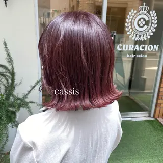 ショート カラー ヘアアレンジ あおい 🍒暖色カラーのヘアスタイル