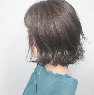 ミディアム カラー パーマ ヘアアレンジ 🫧代表/新宿駅近/ 限定価格🫧田辺貴裕のヘアスタイル