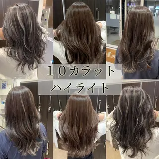 ロング カラー Ash 武蔵新城店のヘアスタイル