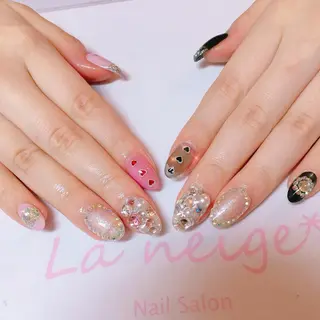 ネイル La neige* yuki 🥯🍑のネイルデザイン