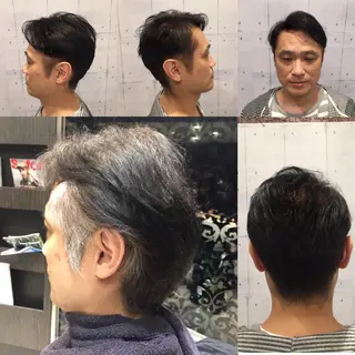 カラー メンズ 韓・中華美女ヘア 🇰🇷×🇨🇳のヘアスタイル