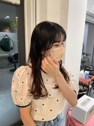 ロング Koto🌿 ブリーチなしカラーのヘアスタイル