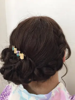 ヘアアレンジ 根岸 真奈美のヘアスタイル