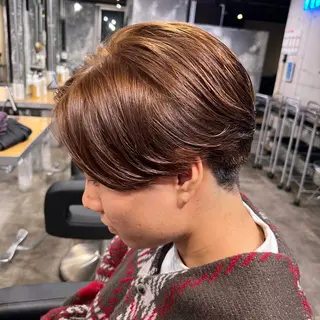 ショート カラー パーマ ヘアアレンジ メンズ キッズ 🔷横浜1のパーマ 職人🔷将太郎のヘアスタイル