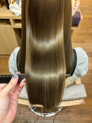 ロング カラー 韓国ヘア sasugaのヘアスタイル