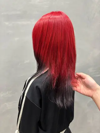 ロング カラー number大分/ 磯部栞里のヘアスタイル