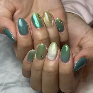 ネイル 7nail所属・なんば7nail YUZUHAのネイルデザイン