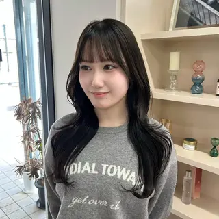 ロング カラー IROW大名店 緋奈乃のヘアスタイル