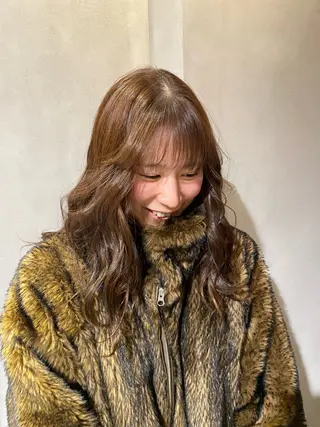 カラー ブリーチカラー ／ボブ　ユミのヘアスタイル