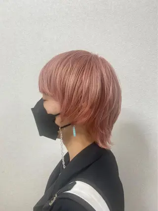 ミディアム あおい/透明感 /ハイトーンのヘアスタイル