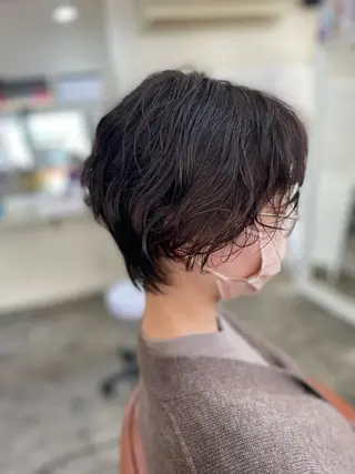 ショート パーマ クセ毛特化サロン うめのヘアスタイル