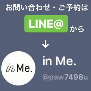 in Me.(インミー)所属・◆つど払い脱毛◆ in Me.インミーのエステ・リラクイメージ