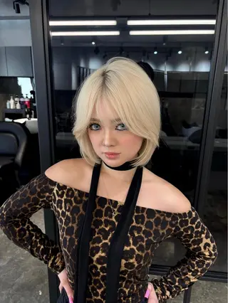 ショート カラー 💖梅田レイヤー💖 副店長Tsubasaのヘアスタイル