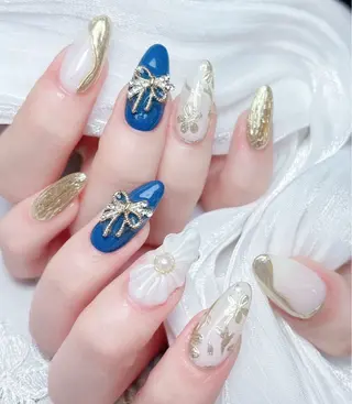 ネイル M🌷nail 長さだし専門店のネイルデザイン