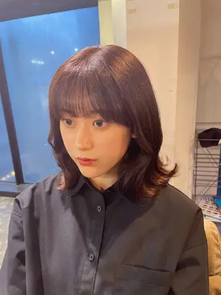 ショート La fith hair ray 札幌店所属・顔まわり/W カラー/リョウのヘアスタイル