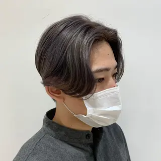 ショート メンズ 🐺ウルフ× ハイトーン🐺MOEのヘアスタイル