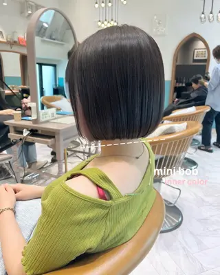 ショート カラー stylist/ボブ ことの/韓国レイヤーのヘアスタイル