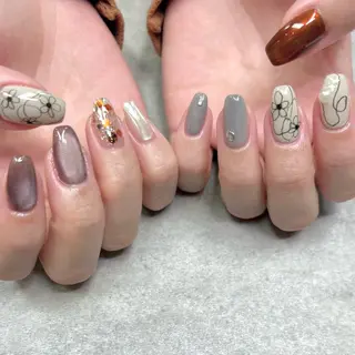 ネイル ネイルエルーシェ所属・Manatsu🌻 立川ネイリストのネイルデザイン