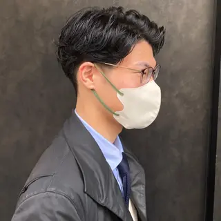 パーマ メンズ 比嘉 陽のヘアスタイル