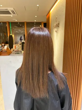 ミディアム 井上 一青のヘアスタイル