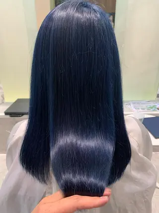 セミロング Lee 甲子園のヘアスタイル