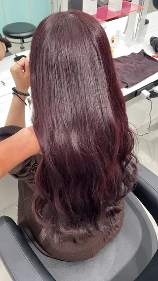 ロング カラー エフェクトブリーチ／ レイヤーカット／翔のヘアスタイル