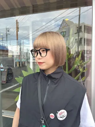 ショート カラー 透明感/ダブル カラー🧸こころのヘアスタイル