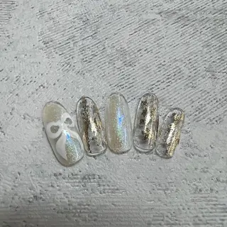 ネイル ⭐︎休業中の練習⭐︎ JNA認定講師髙橋のネイルデザイン