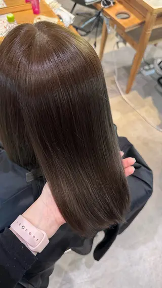 ロング カラー 韓国スタイル /一那のヘアスタイル