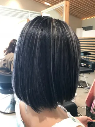 ミディアム カラー 関口 友行のヘアスタイル