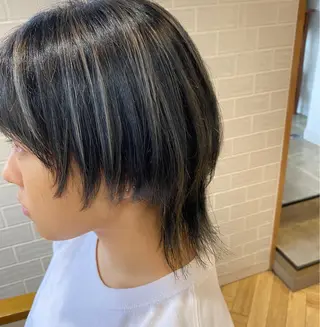 ミディアム カラー 艶カラー/韓国顔周り 🎀mamiのヘアスタイル