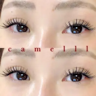 マツエク・マツパ 【那覇/束感まつ毛】 キャメルのマツエク・マツパデザイン