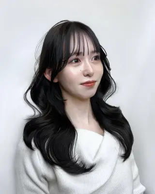 セミロング カラー 🏅韓国ヘア/新宿/ レイヤー/KSukeのヘアスタイル