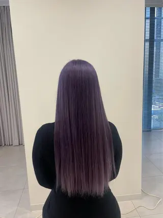 ロング カラー 抜け感ハイトーン/ ボブ/Ririnaのヘアスタイル