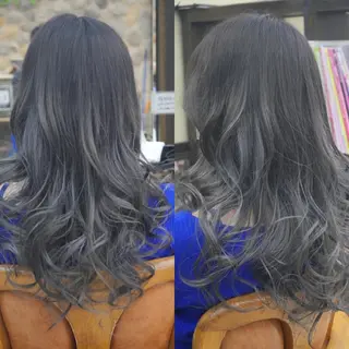 ロング カラー 大人の艶髪✂️ 矢崎美紀のヘアスタイル