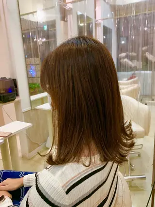 ミディアム 大西 七海のヘアスタイル