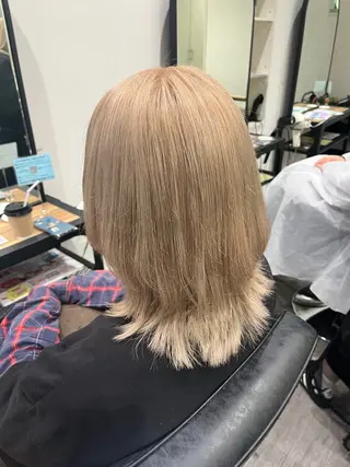 ミディアム カラー ヘアアレンジ cocotte 💟草間紫音💟のヘアスタイル