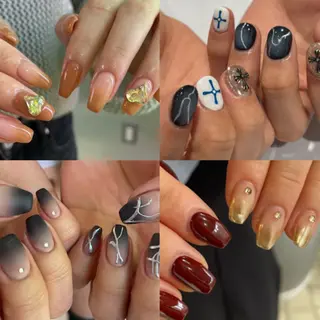 ネイル クルミ/ 💕ワンホンネイルのネイルデザイン