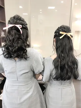 ロング ヘアアレンジ 沢田 瞳のヘアスタイル