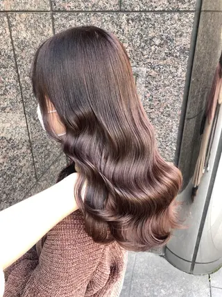 セミロング カラー 縮毛矯正/ 髪質改善/浅見拓哉のヘアスタイル