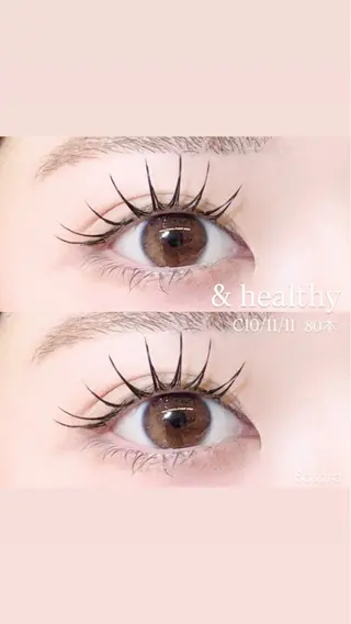 マツエク・マツパ 🍒束間まつ毛ෆ sasara🍒のマツエク・マツパデザイン