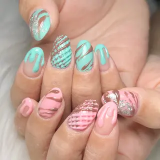 ネイル 【Yappy🌈】 💖P-tanaのネイルデザイン