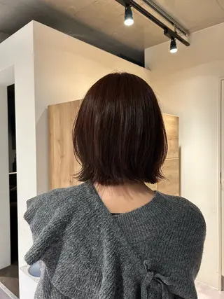 ショート 葉月/ボブ/ 透明感カラー／中目黒のヘアスタイル