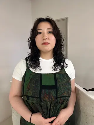 ミディアム パーマ aika/パーマ/ ショート/伏見のヘアスタイル