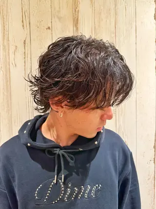 ミディアム メンズ 増田 祐のヘアスタイル